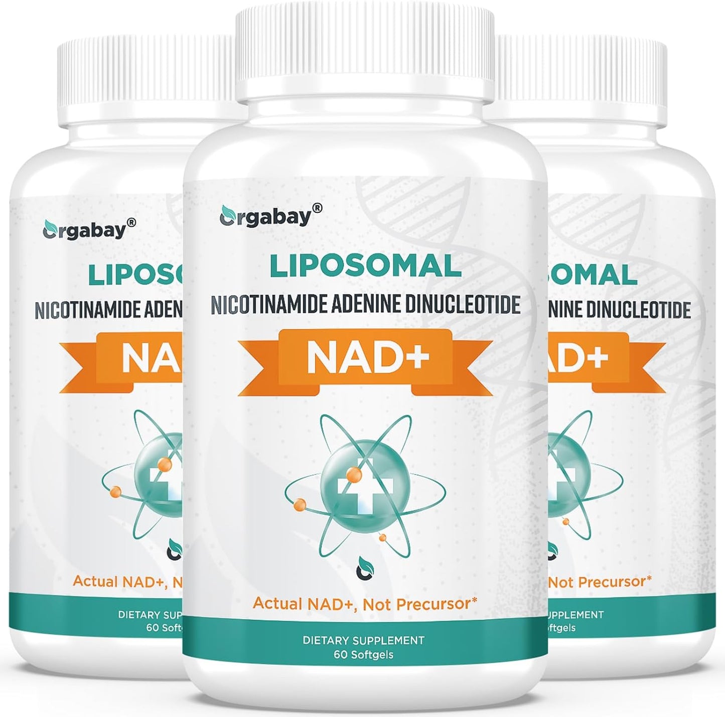 Orgabay Liposomal NAD+ Supplement 500 mg for Healthy Aging