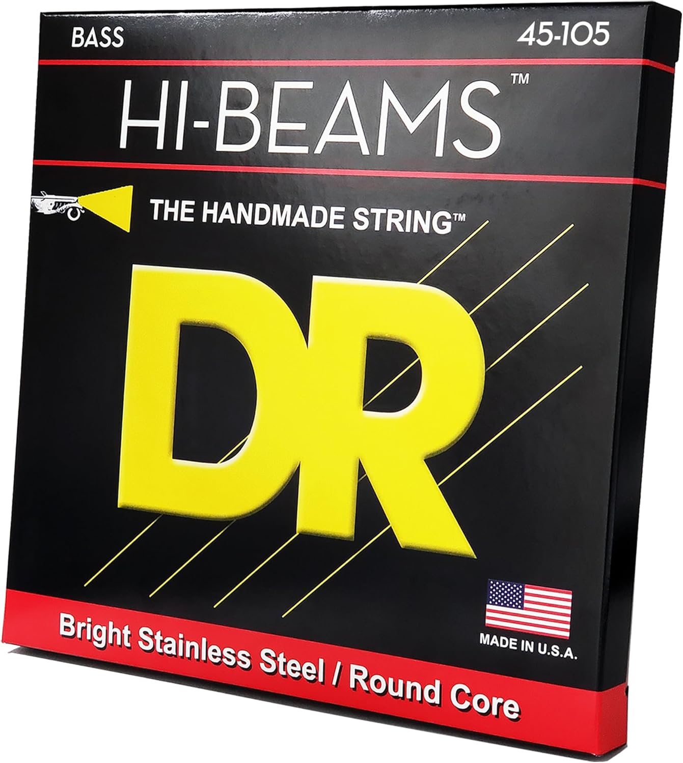 DR Strings HI-BEAMS - Steel Bass Strings 45-105