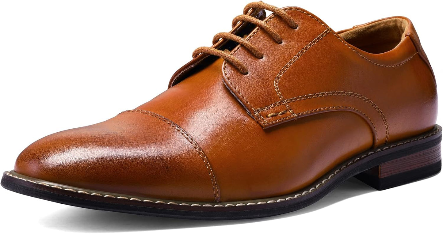 Men's Dress Shoes Formal Business Classic Lace Up Wingtip Oxford