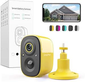 LongPlus Wireless Outdoor Security Camera with Night Vision Features