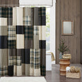 Warm up your bathroom with Woolrich Plaid Shower Curtain!