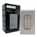 RunLessWire Click for Philips Hue Battery-Free Smart Light Switch