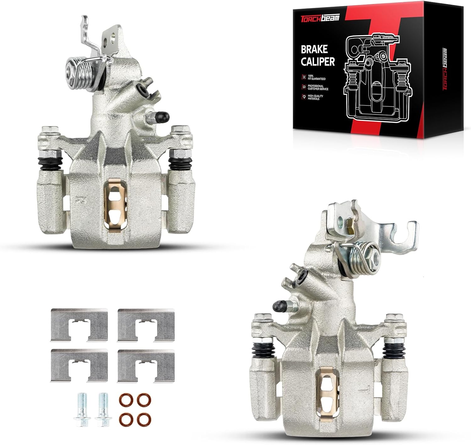 Torchbeam Rear Brake Calipers Set for Honda Accord & Acura TSX