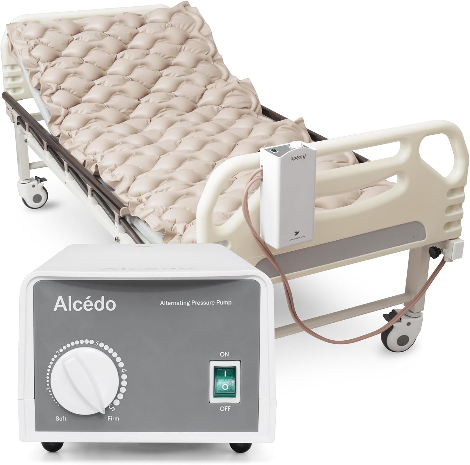 Alcedo Alternating Air Pressure Mattress Pad for Bed Sore Relief