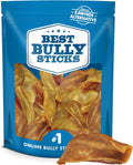 Best Bully Sticks Half Pig Ears for Dogs - 25 Count Pack