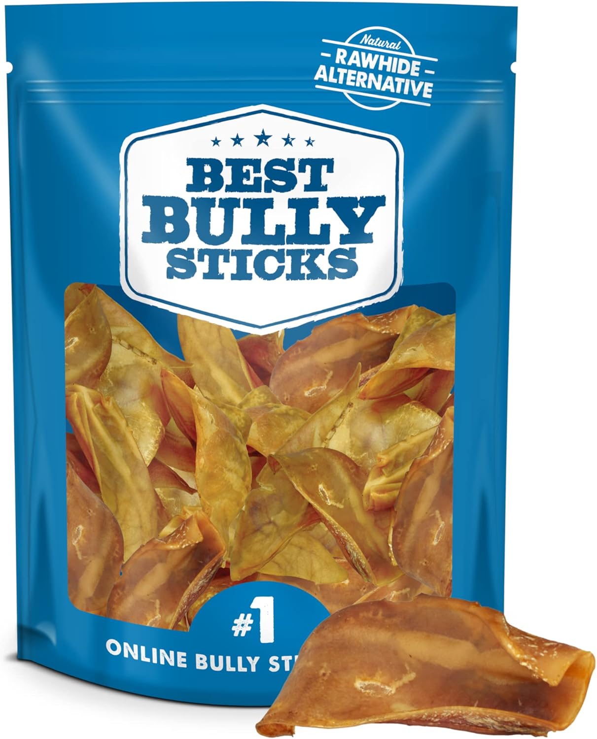 Best Bully Sticks Half Pig Ears for Dogs - All-Natural Treats