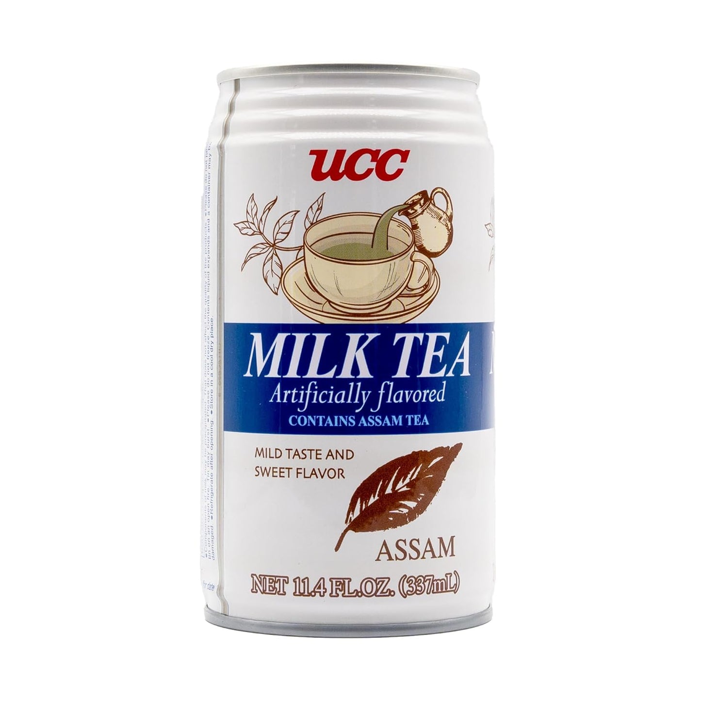 UCC Japanese Milk Tea Drink - Refreshing Canned Beverage Pack