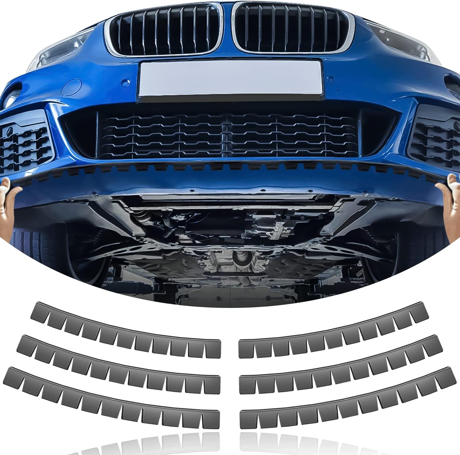 6 Pack Bumper Scrape Guard for Cars - Ultimate Protection Kit