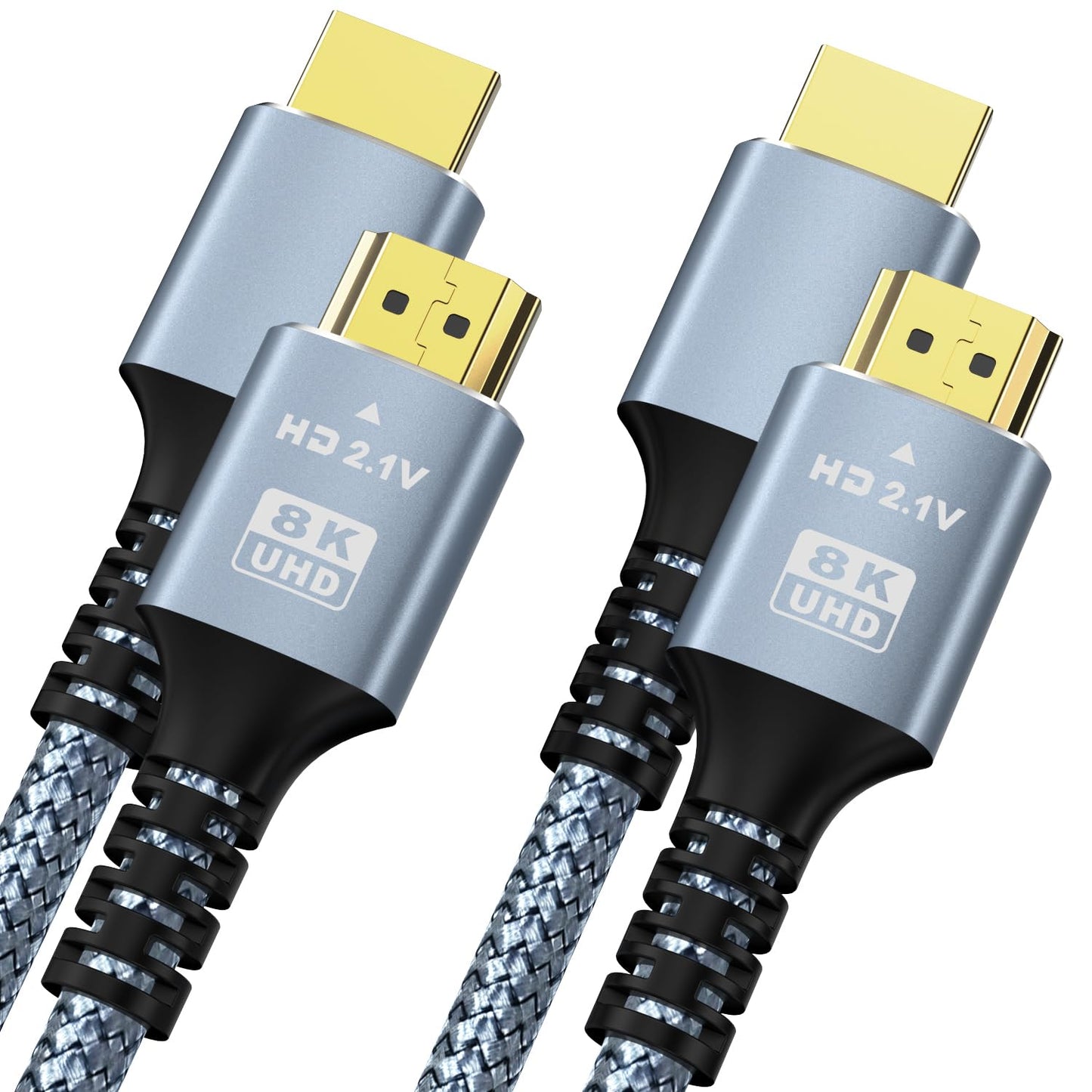 Ultra High Speed 8K HDMI Cable 2-Pack - Crystal Clear Vision!