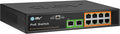 BV-Tech 8 Gigabit PoE+ Ports Switch - 130W PoE Budget