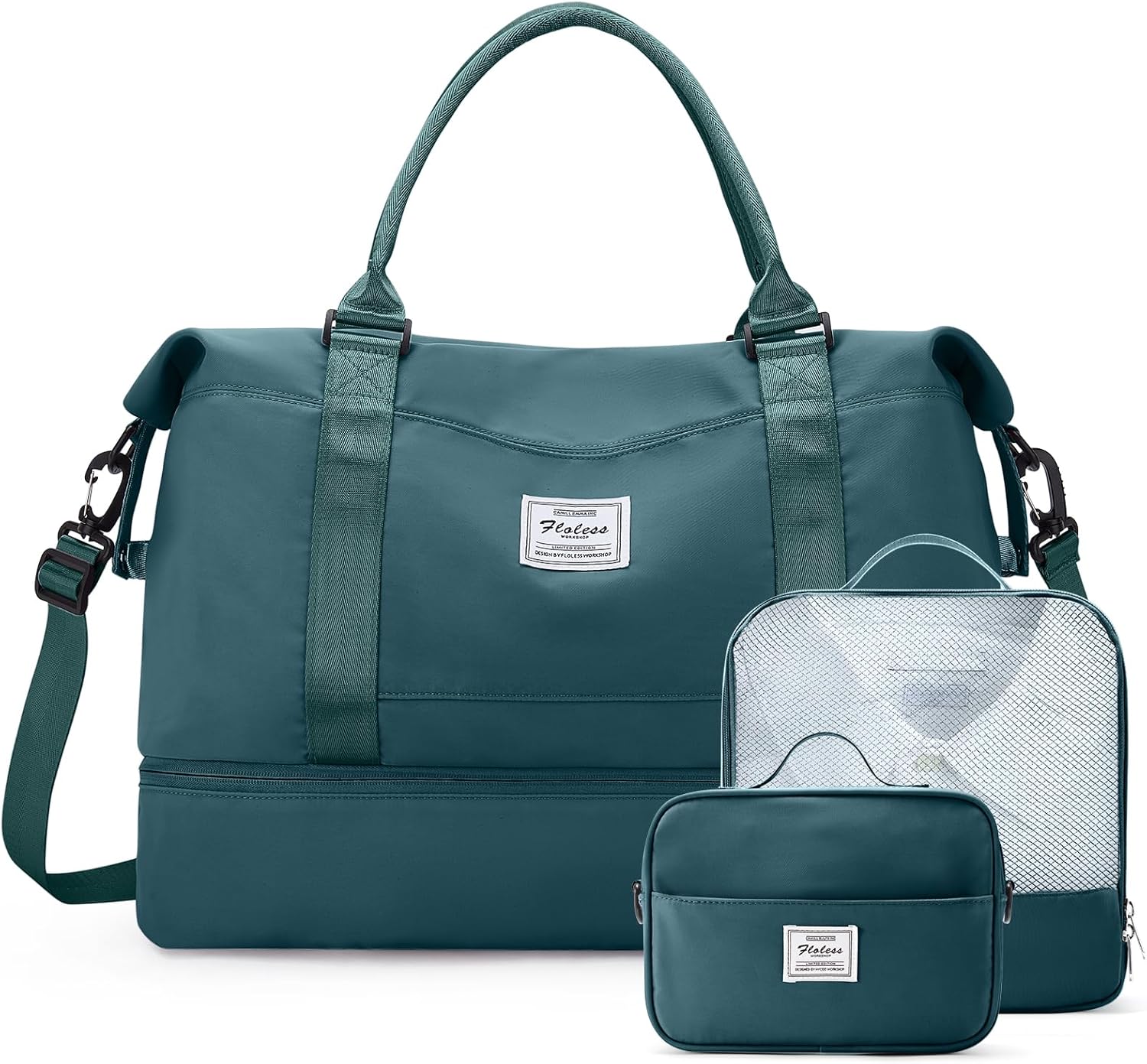 Extra Large Weekender Bags for Women with Shoe Compartment