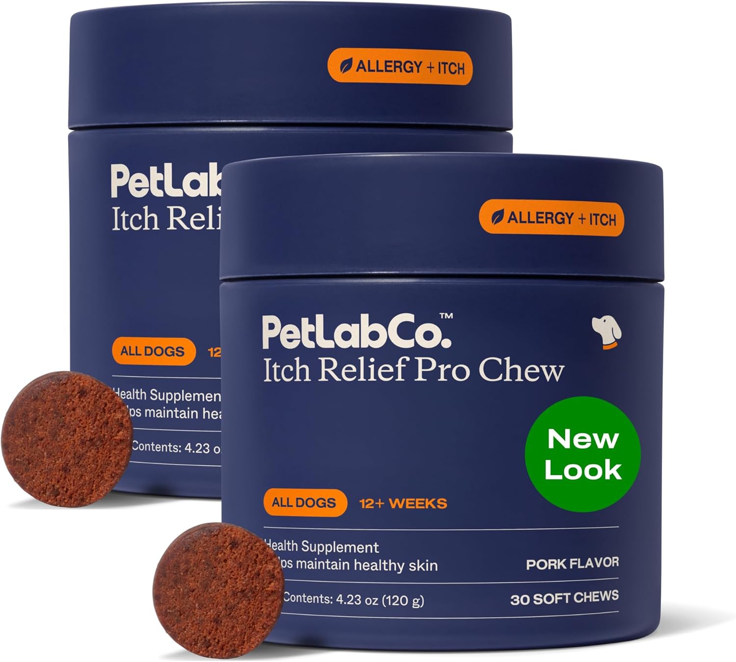 PetLab Co. Itch Relief Chews for Dogs - Omega 3 Supplement