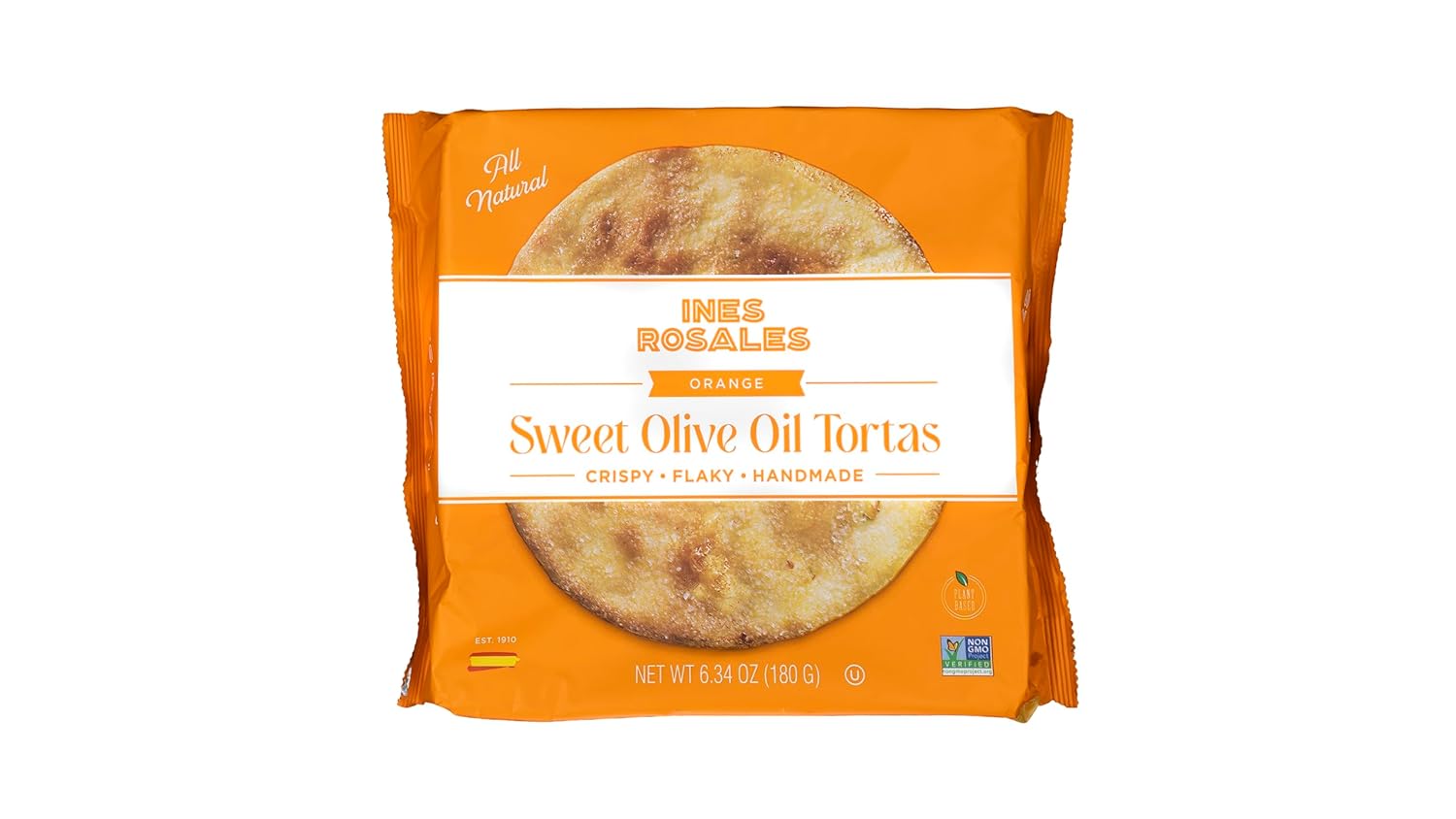 Ines Rosales Sweet Olive Oil Tortas with Orange Flavor