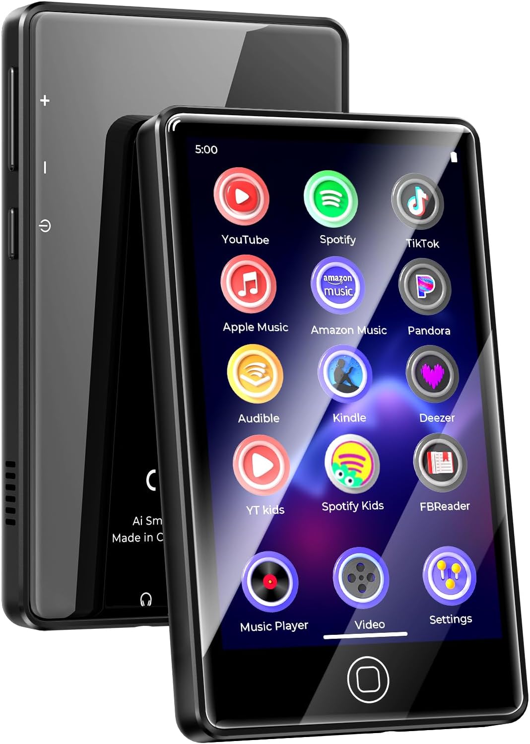 128GB MP3 Player with Bluetooth and WiFi for Kids and Adults