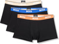 BOSS Men's 3-Pack Multi Color Bold Logo Trunks (Style 5WBV)