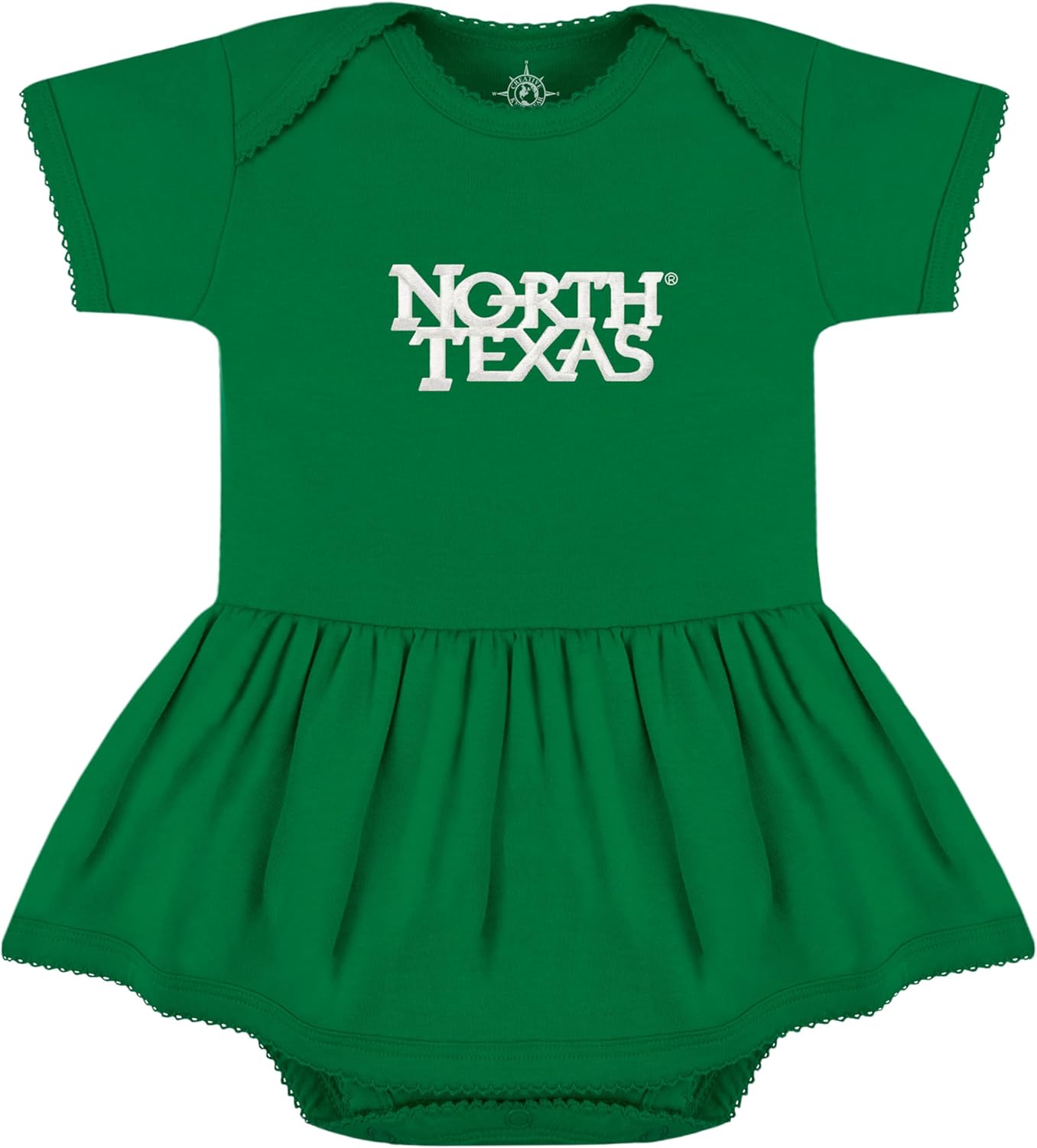 Creative Knitwear College Baby Picot Bodysuit Dress for Girls