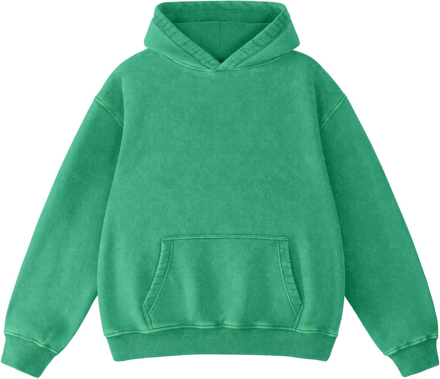 Super Soft Acid Wash Hoodie for Men - Vintage Pullover Style