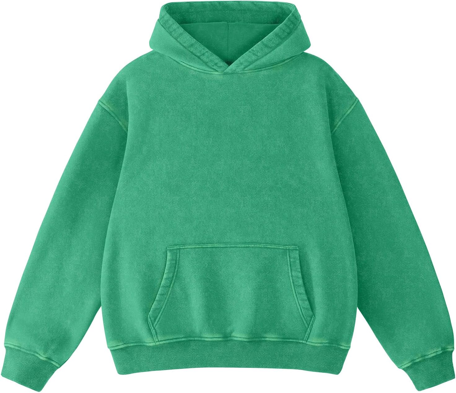 Super Soft Acid Wash Hoodie for Men - Vintage Pullover Style