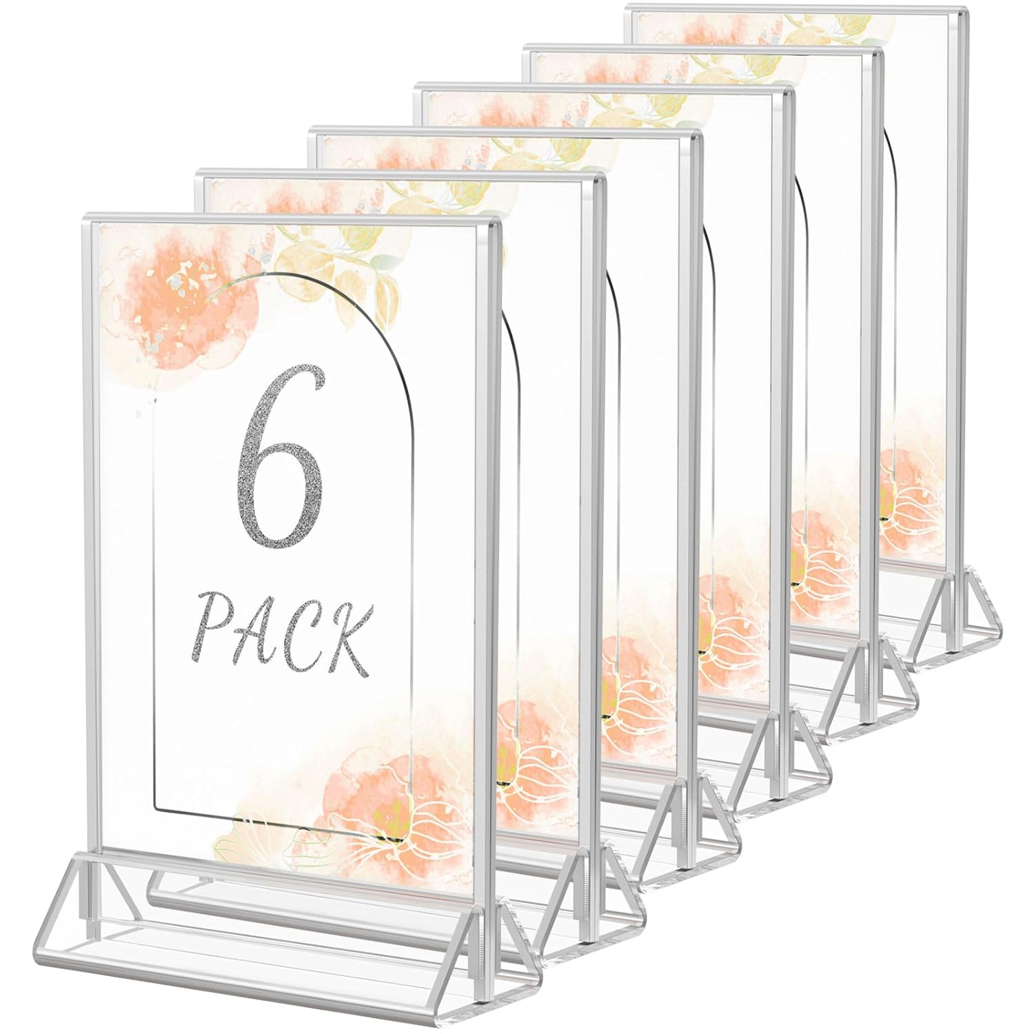 HIIMIEI Acrylic Sign Holders 8.5 x 11 for Elegant Displays