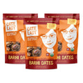 Date Lady Organic Barhi Dates (3 Bags) - Soft, Caramel-Flavored Snack