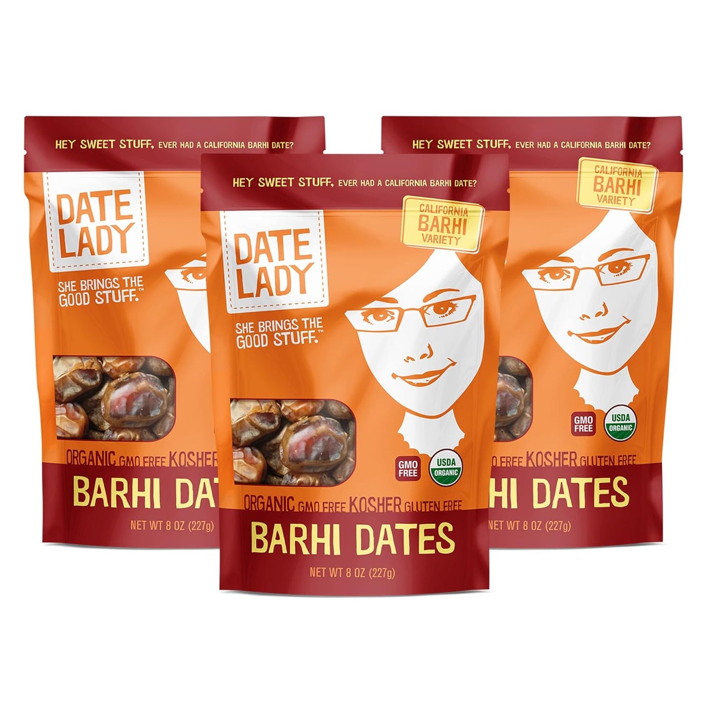 Organic Barhi Dates - Vegan, Paleo, Gluten-free Snack Option