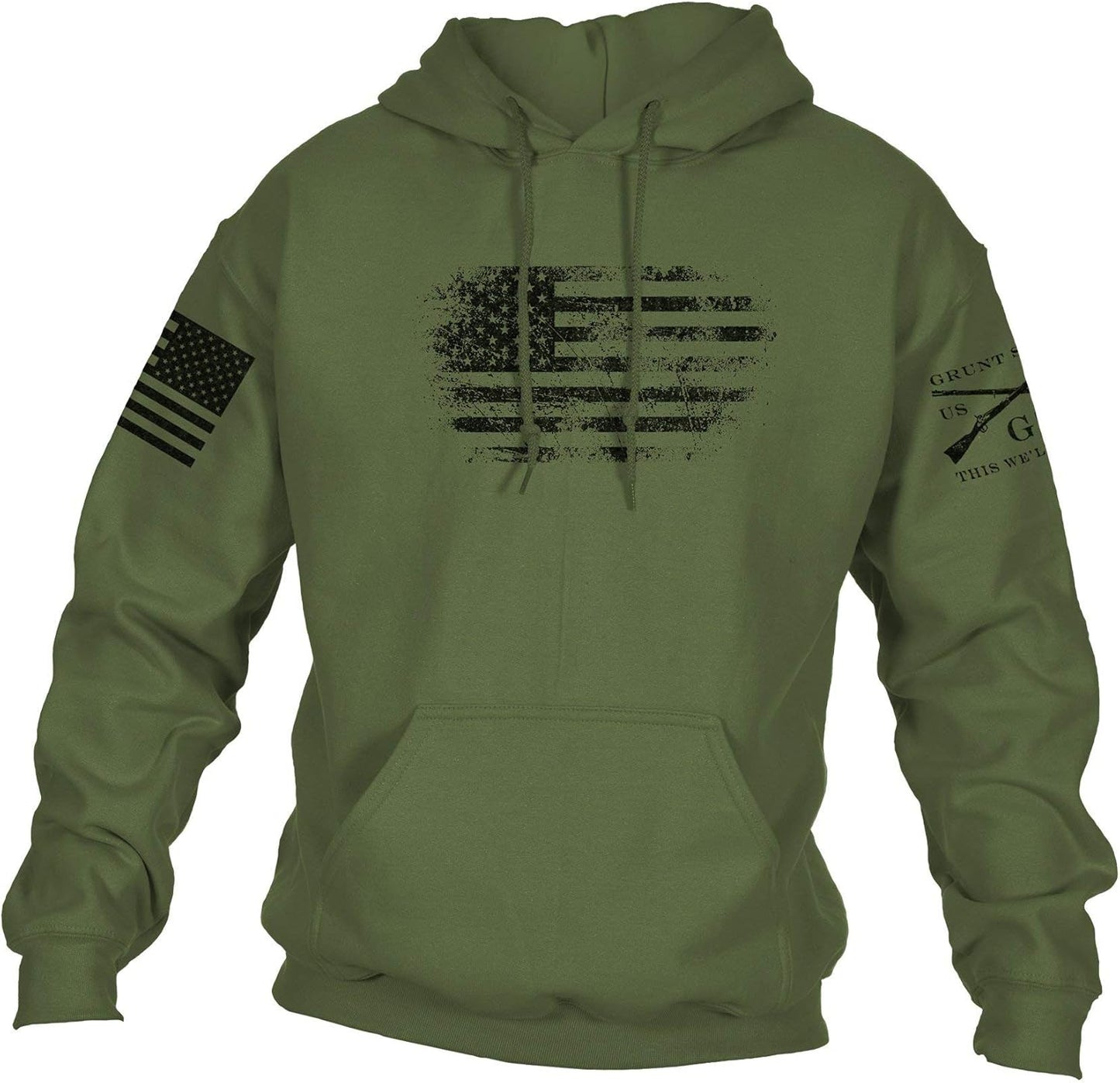 Cozy Vintage American Hoodie by Grunt Style