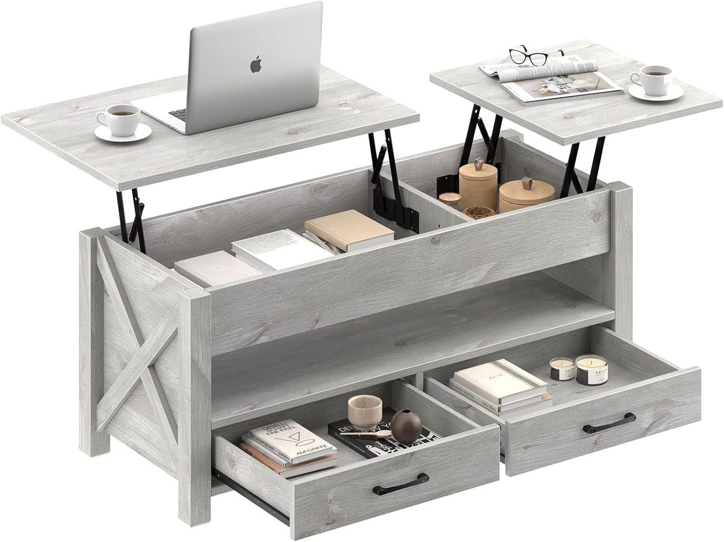 Seventable Lift Top Coffee Table: Stylish Storage Solution 