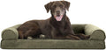 Orthopedic Dog Bed Sofa for Large/Medium Dogs - Supportive Bolsters