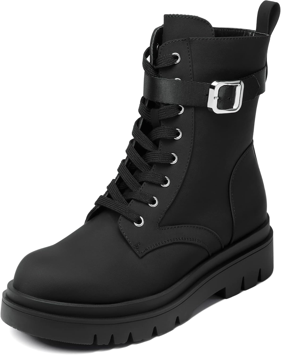 DREAM PAIRS Women's Chelsea Platform Combat Boots for Style