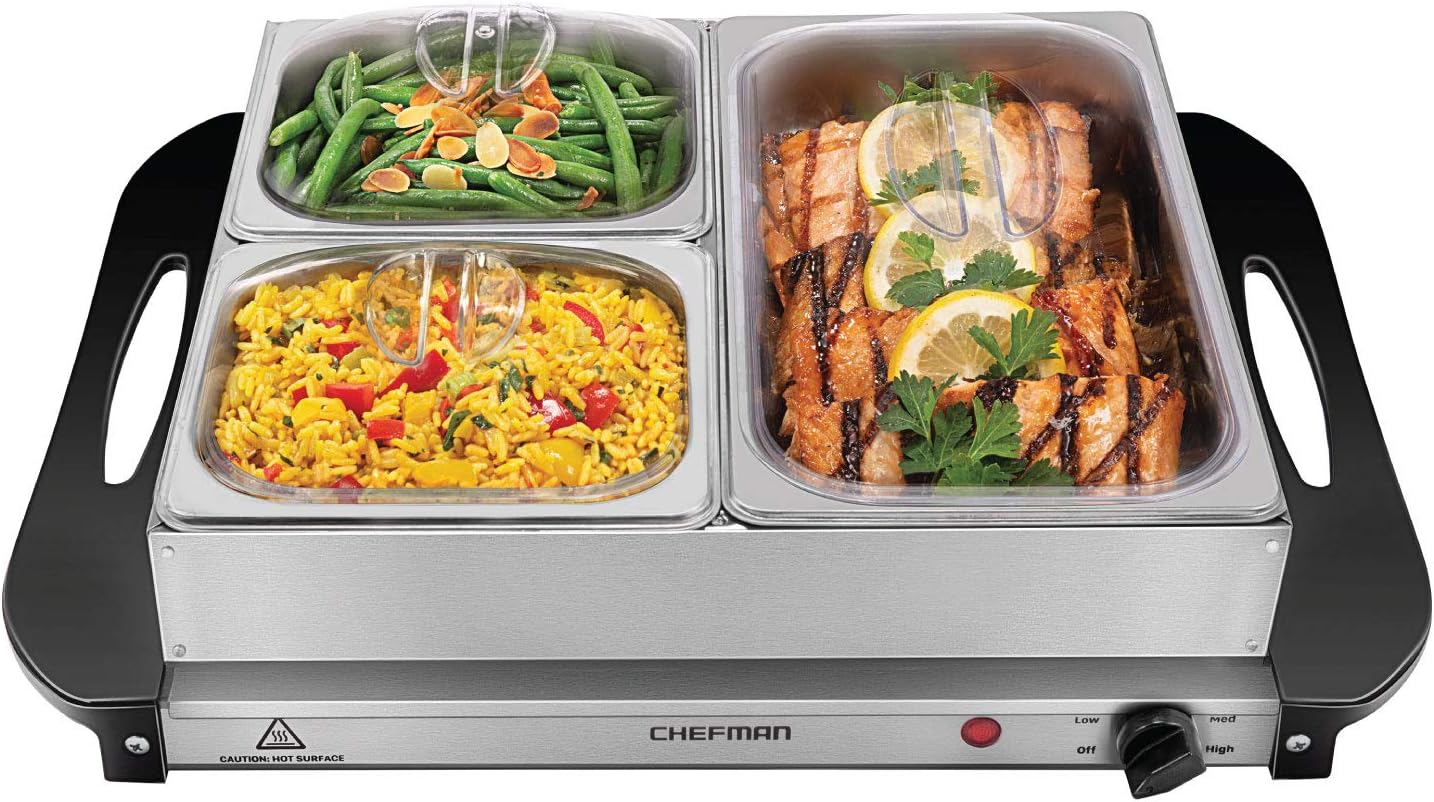 Chefman Electric Buffet Server with Adjustable Temperature Control