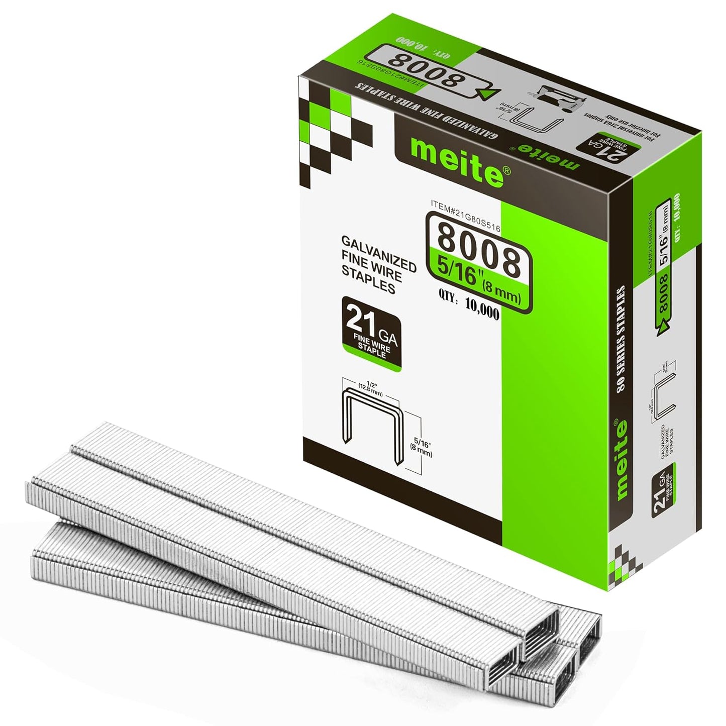 21 Gauge Upholstery Staples for Heavy Duty Staple Guns