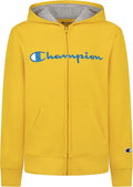 Champion Boys Fleece Hooded Zip Up Sweatshirt Hoody - Soft Brushed