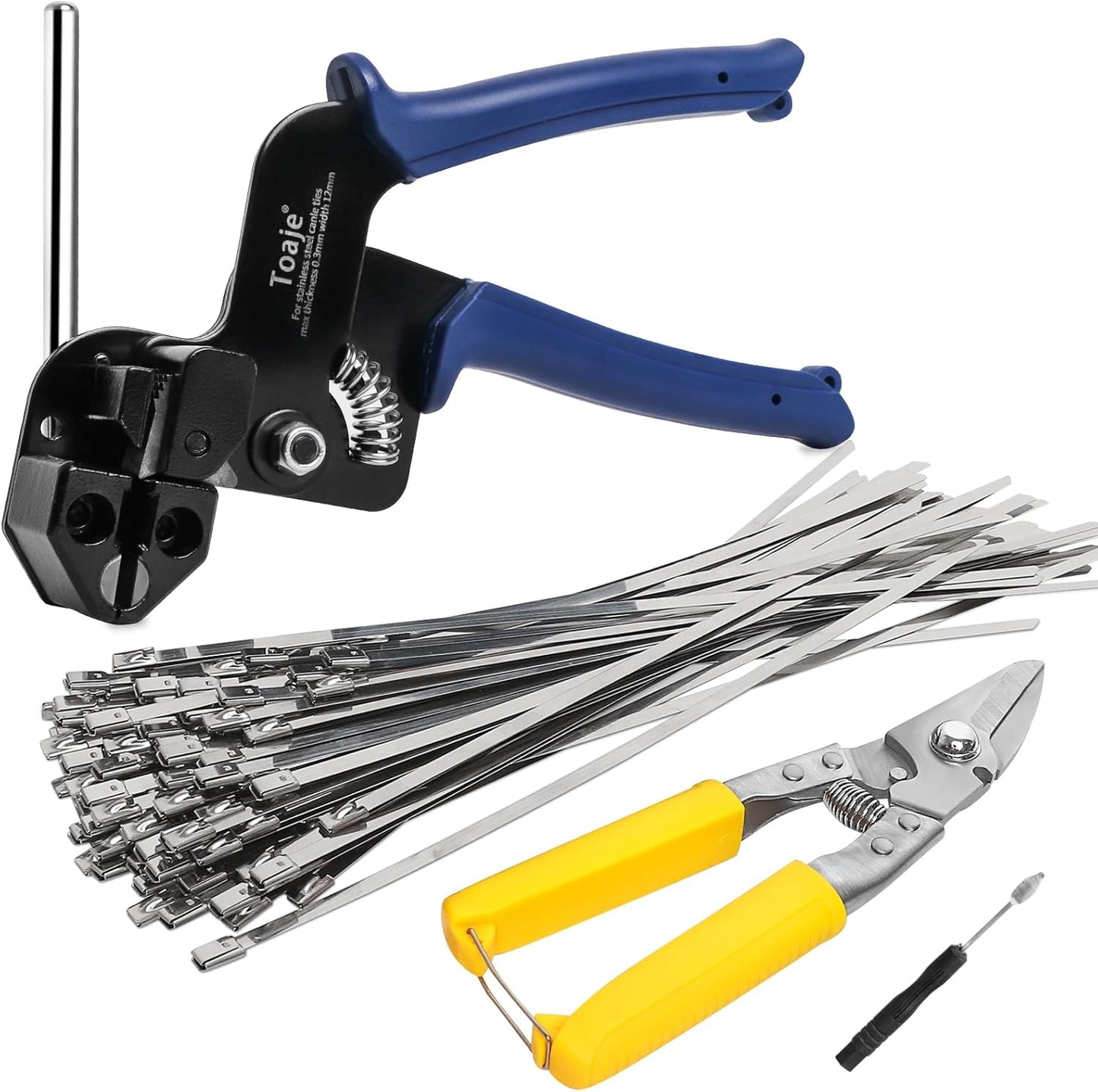 Metal Zip Ties Tool for Heavy Duty Outdoor Fastening Tasks
