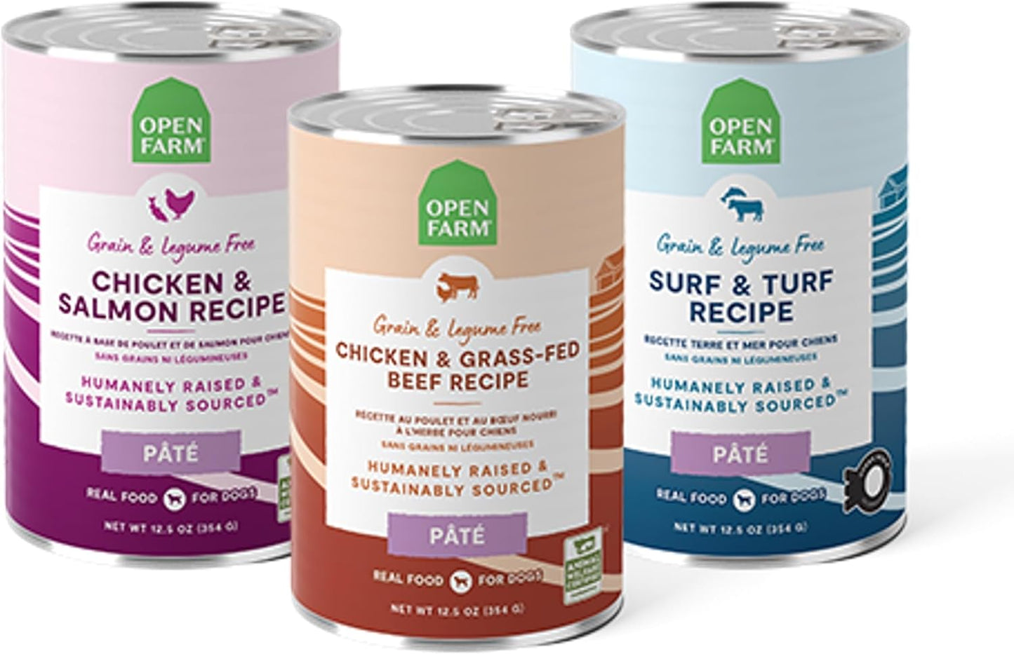Open Farm Canned Dog Food Variety Pack for Balanced Nutrition