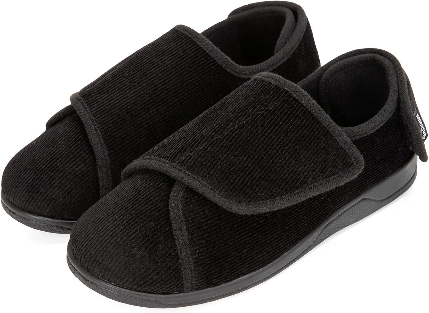 HomeTop Men's Corduroy Slippers for Diabetic Swollen Feet