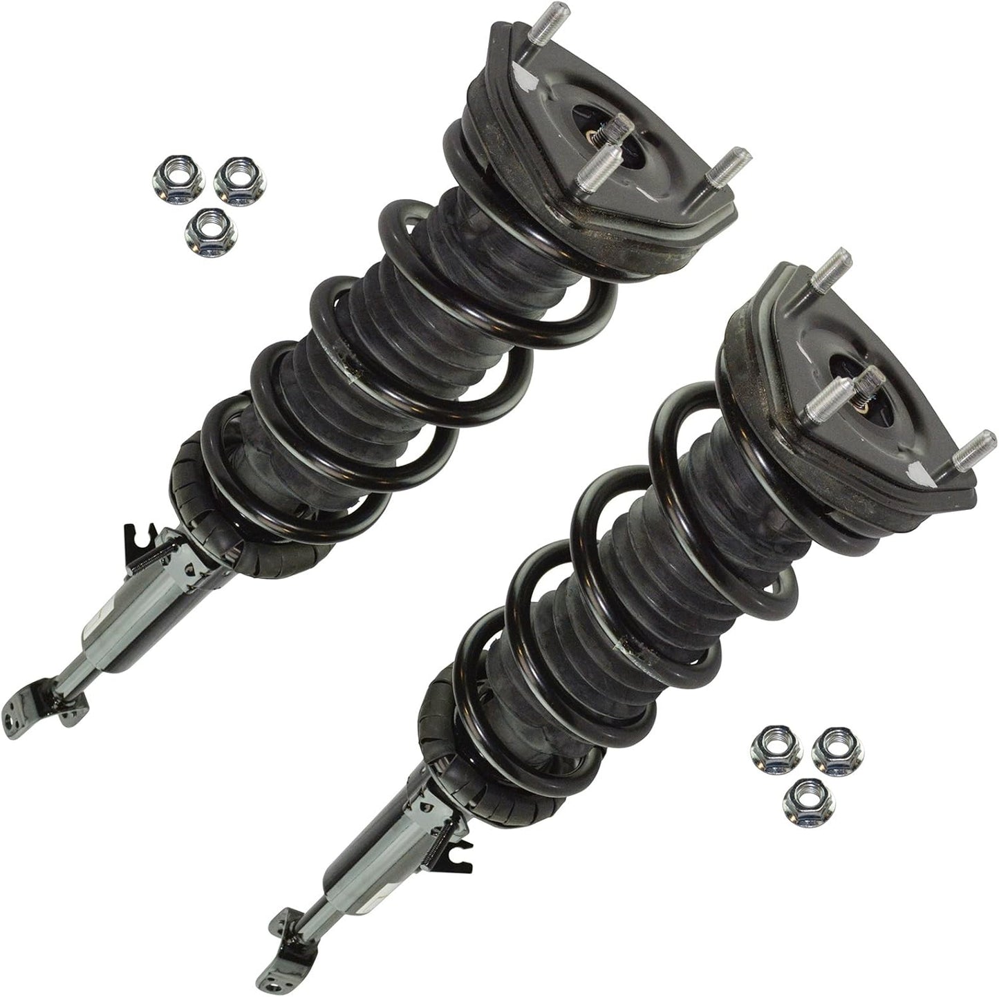 TRQ Front Loaded Quick Complete Shock Strut Pair for G35 Coupe