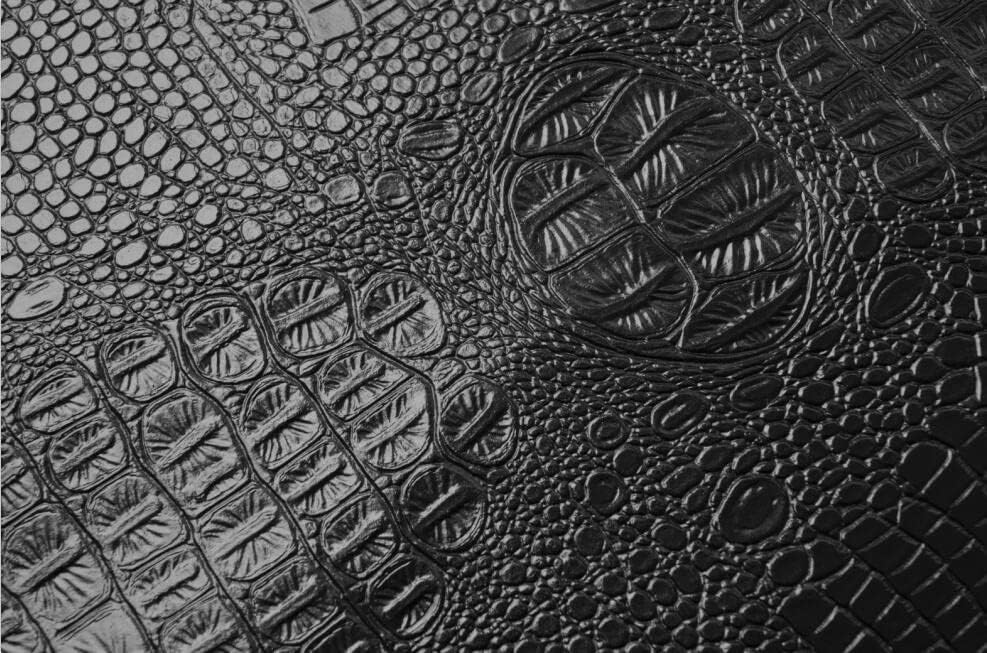 Wento Alligator Skin Fabric Faux Leather for Upholstery Projects