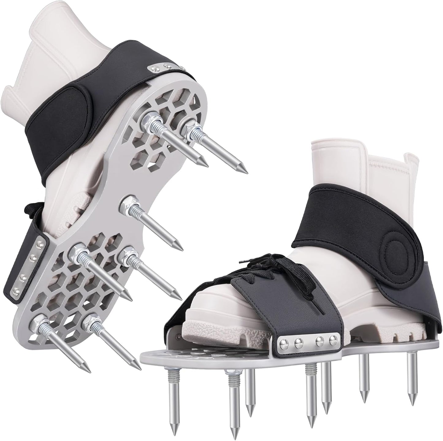 Lawn Aerator Shoes with 5MM Metal Bottom for Easy Aeration