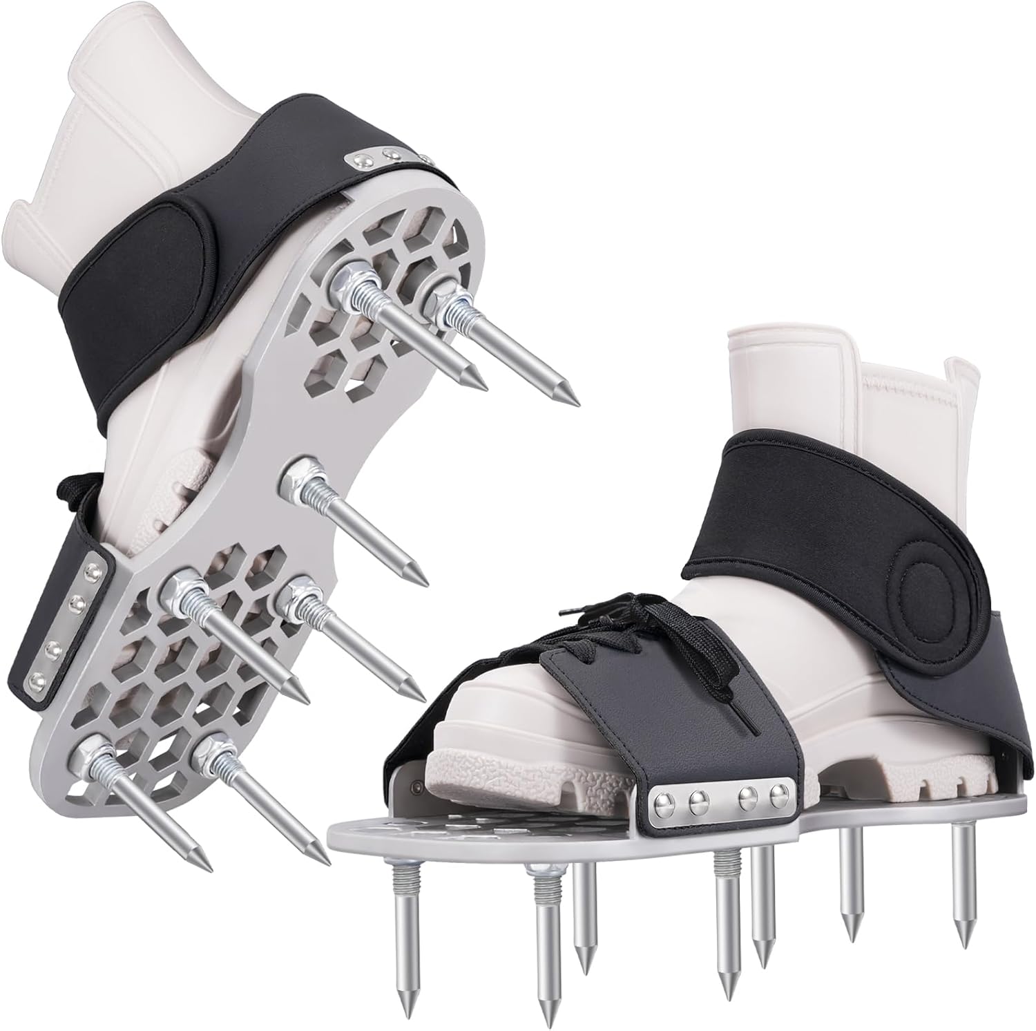 Lawn Aerator Shoes with 5MM Metal Bottom for Easy Aeration
