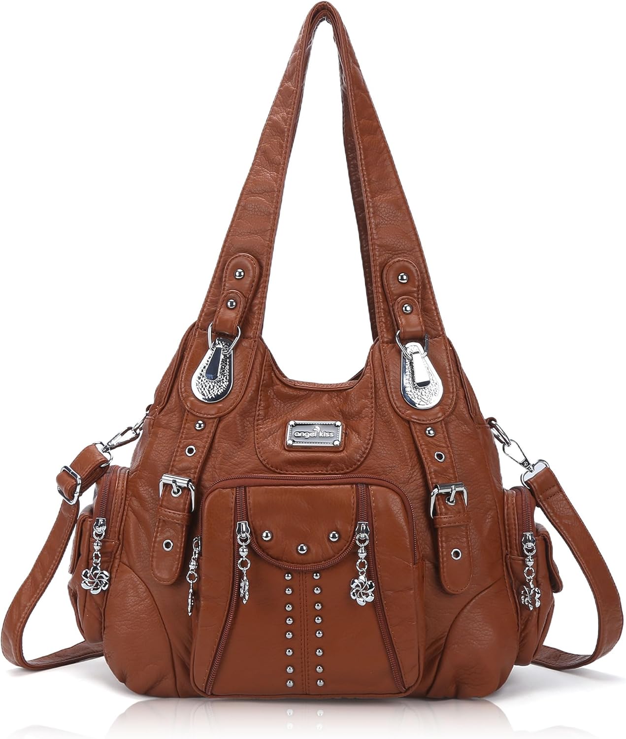 Stylish Angel Kiss Hobo Bags for Women in Soft PU Leather