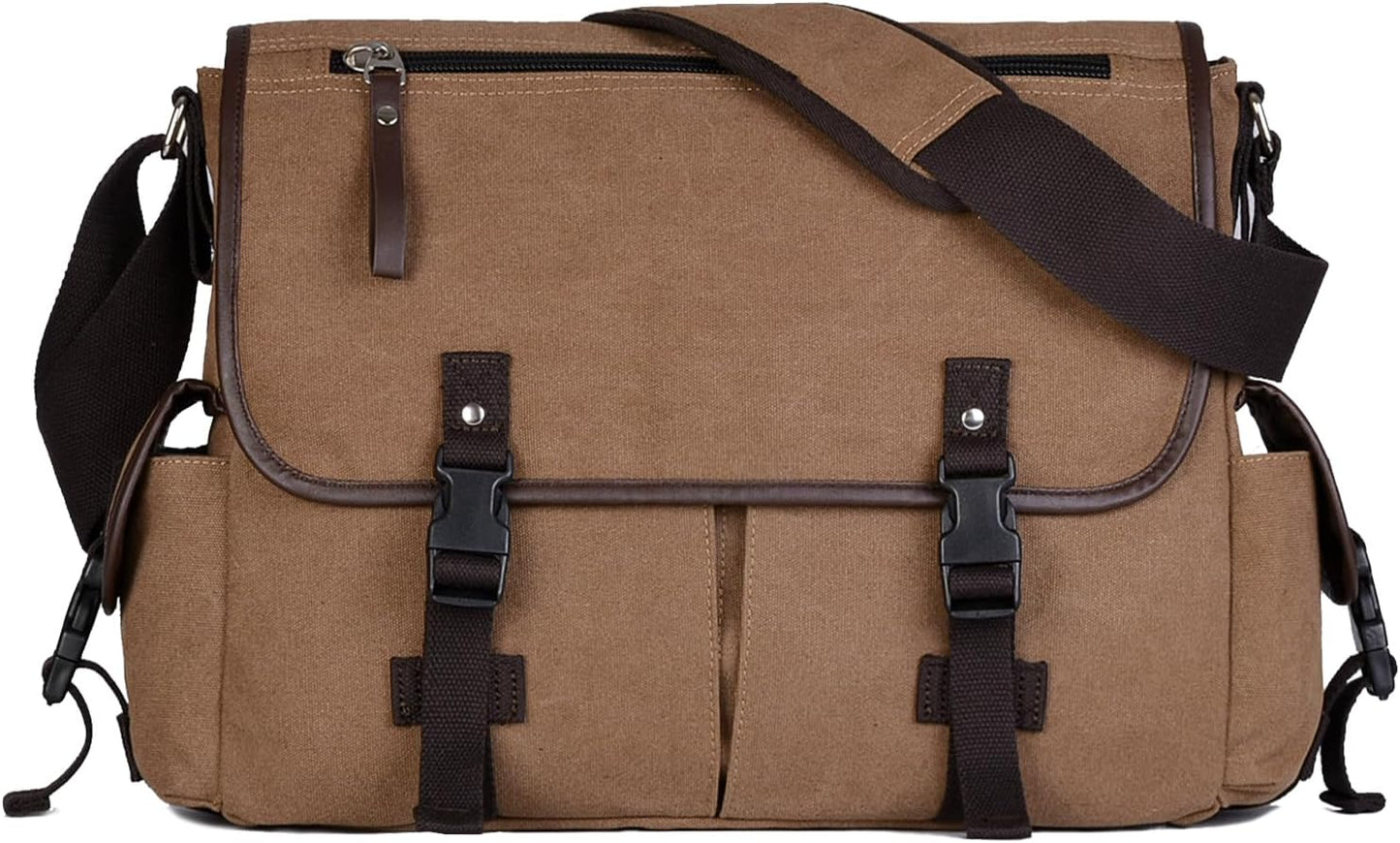 CROCOD Vintage Canvas 15.6 inch Laptop Messenger Bag Review