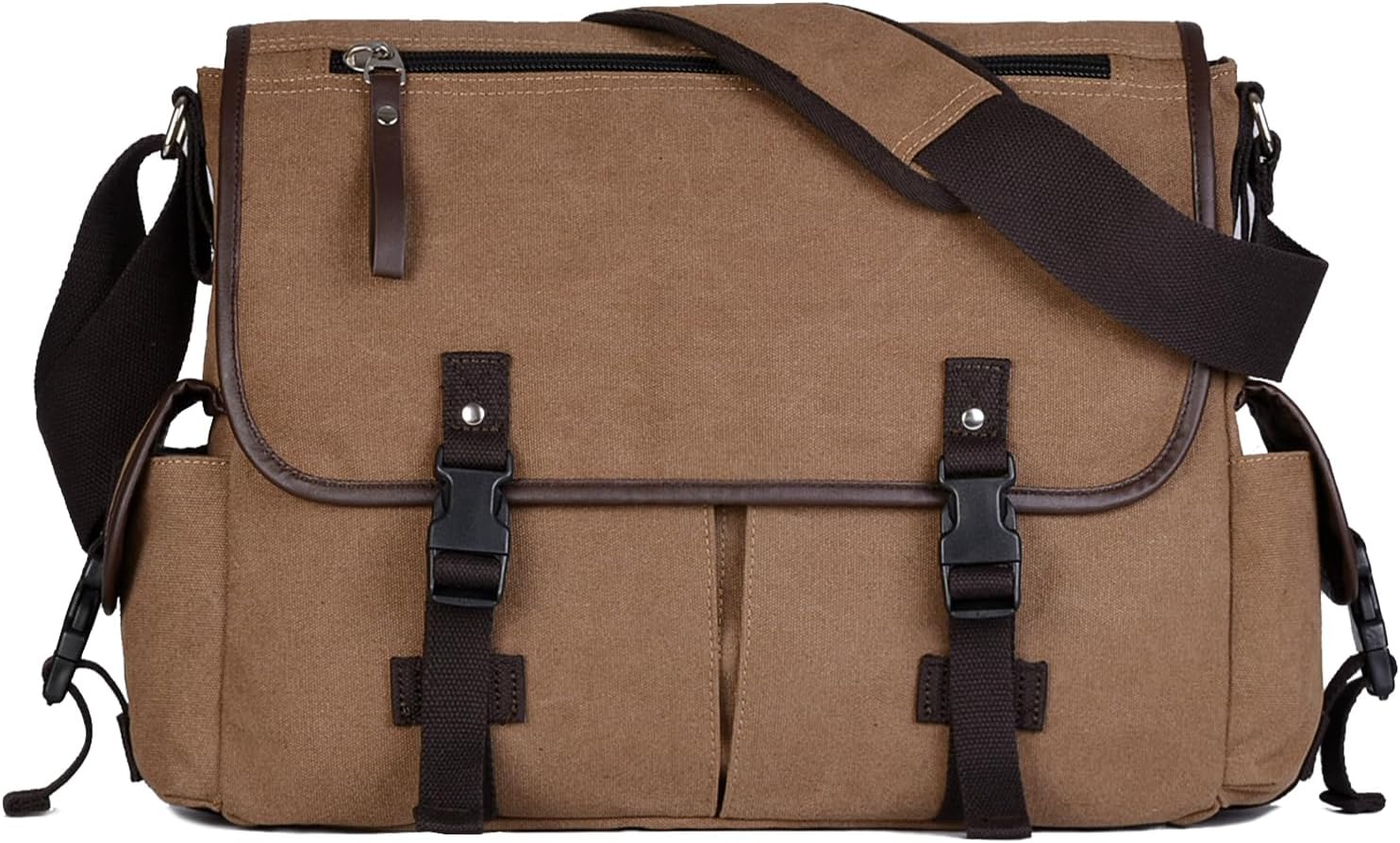 CROCOD Vintage Canvas 15.6 inch Laptop Messenger Bag Review