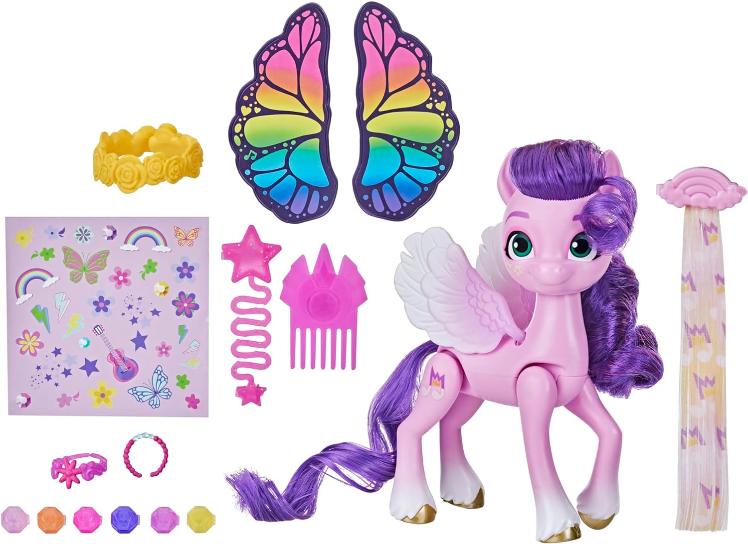 My Little Pony Princess Pipp Petals Hair Styling Doll - Fun for 5 Year Olds!