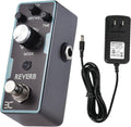 EX Mini Digital Reverb Pedal and Tip Negative 9V 2A Power Pack