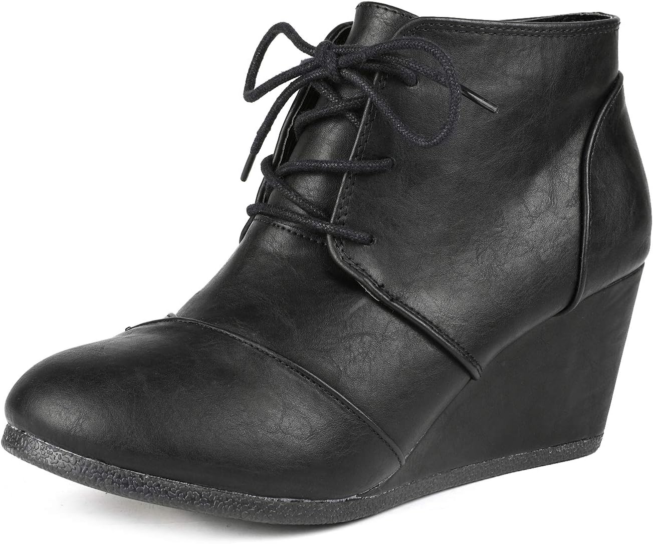 DREAM PAIRS Women's Wedge Boots for Stylish Comfort and Versatility