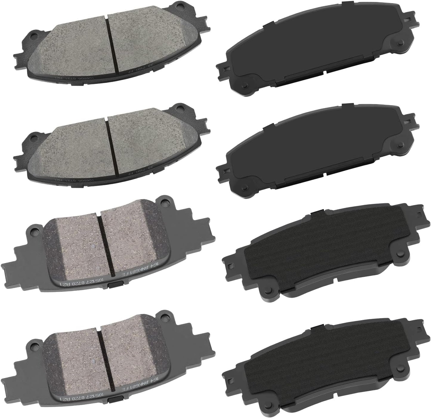 cciyu D1324 D1391 Front & Rear Ceramic Brake Pads Kits Review