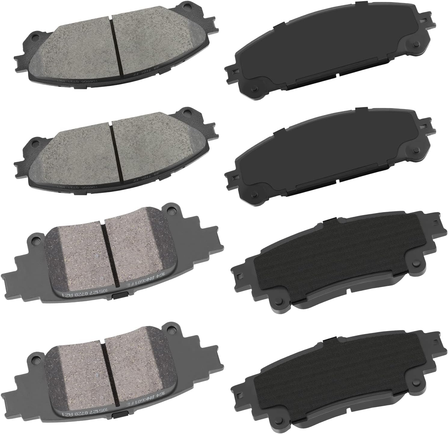 cciyu D1324 D1391 Front & Rear Ceramic Brake Pads Kits Review