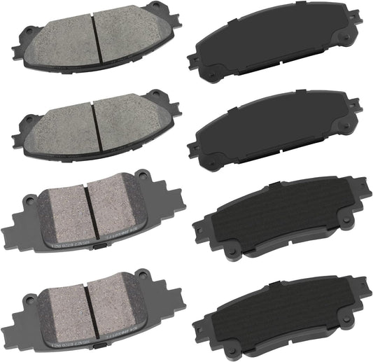 cciyu D1324 D1391 Front & Rear Ceramic Brake Pads Kits Review