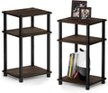 Furinno 3-Tier Turn-N-Tube End Table for Modern Living Spaces