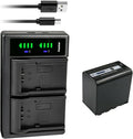 Kastar AG-VBR89G Battery and LTD2 USB Charger - High Capacity Power